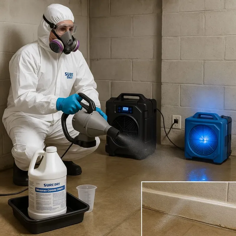 Sanitization and Odor Removal process in Rothsville, PA