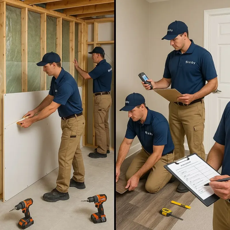 Repairs and Reconstruction process in Rothsville, PA